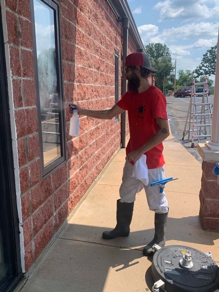 cleaning windows