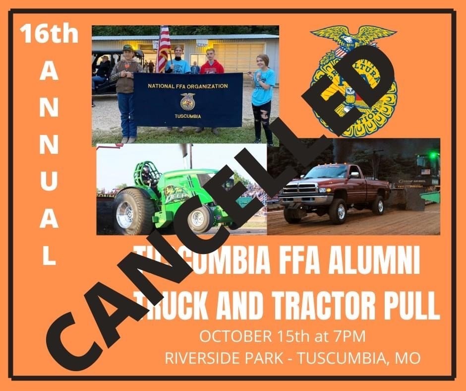 Truck and Tractor Pull has been cancelled