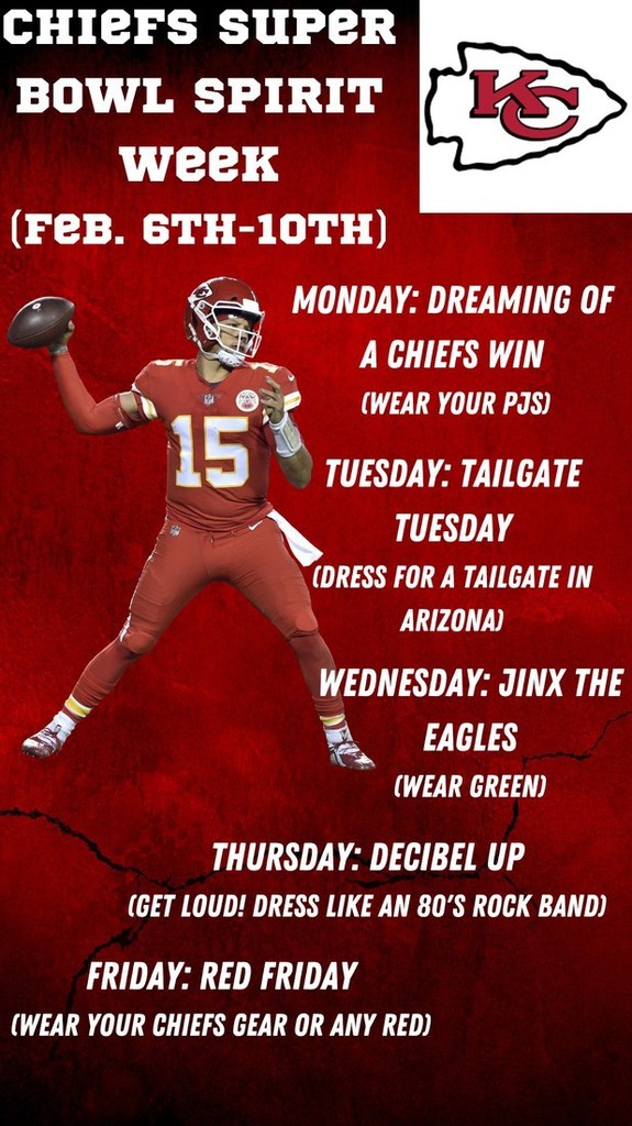 Kansas City Chiefs Spirit Week